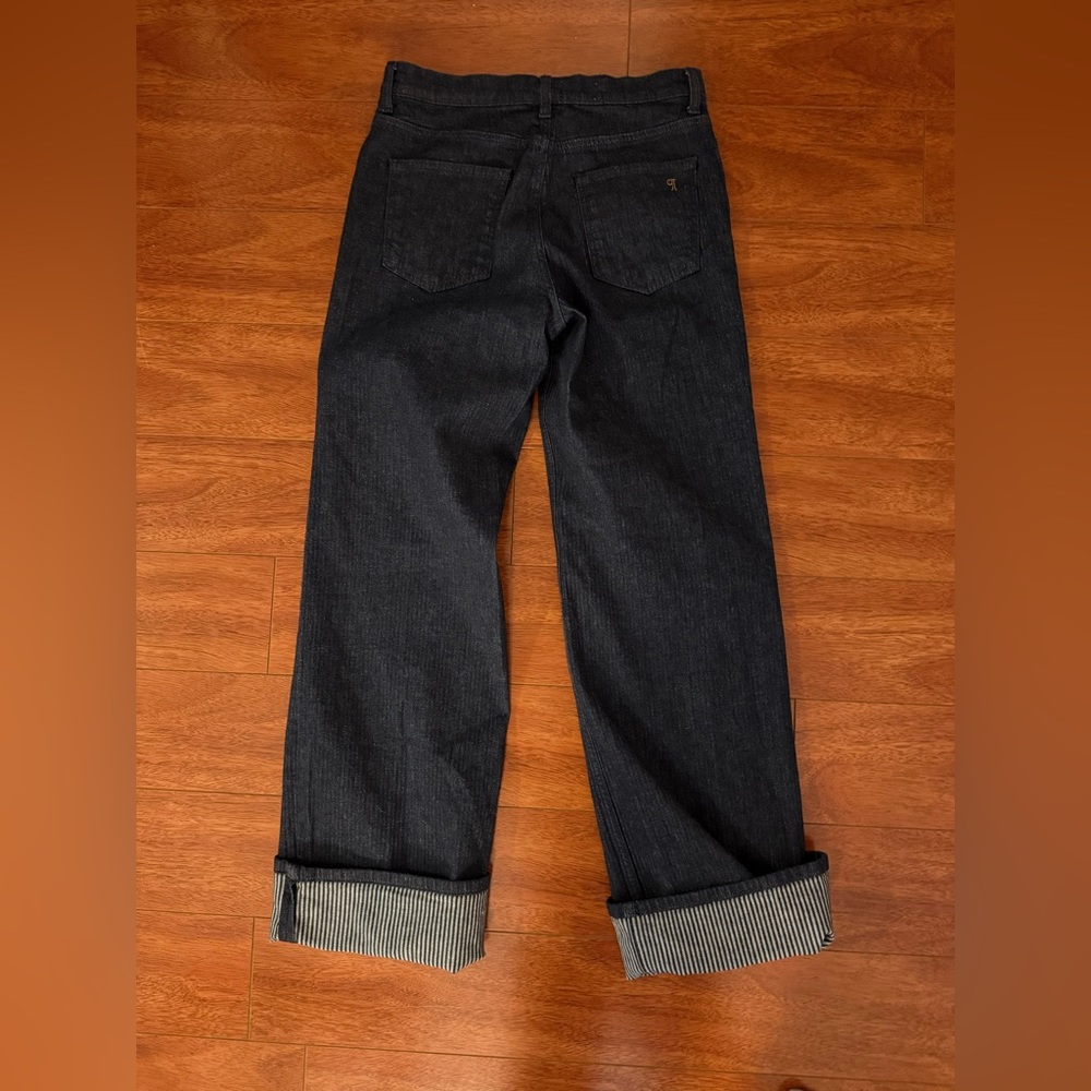 Pilcro Anthro High-Rise Wide-Leg Cuff Jeans (29) - Picture 7 of 7